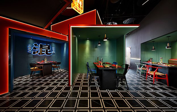 楊排風炭火肥牛餐飲設計案例賞析