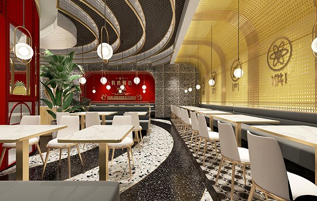 廣州喜戈餐飲全案設計案例賞析
