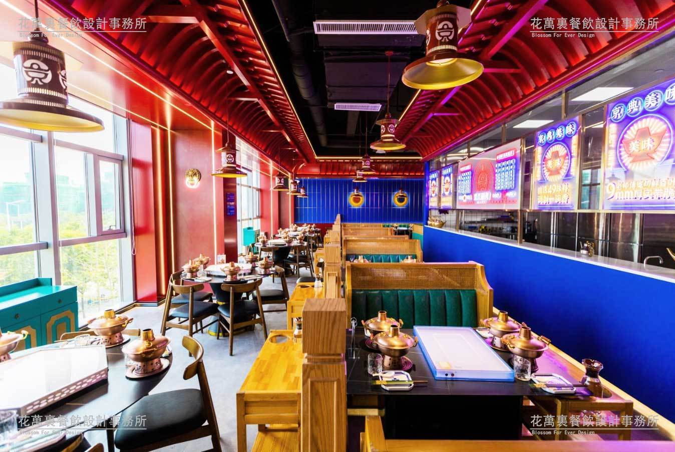 【濟寧京久涮肉】餐飲全案空間效果平面分享圖片5